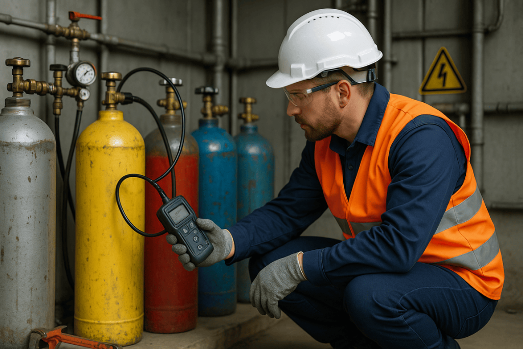 mantenimiento y control de gases explosivos