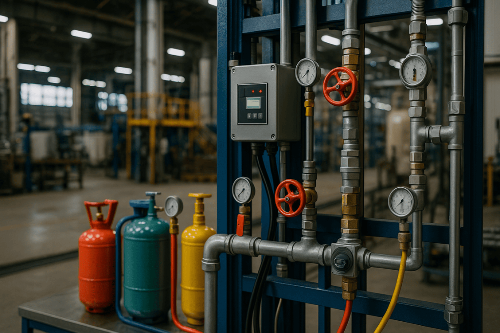 sistemas técnicos de instalaciones de gas industrial