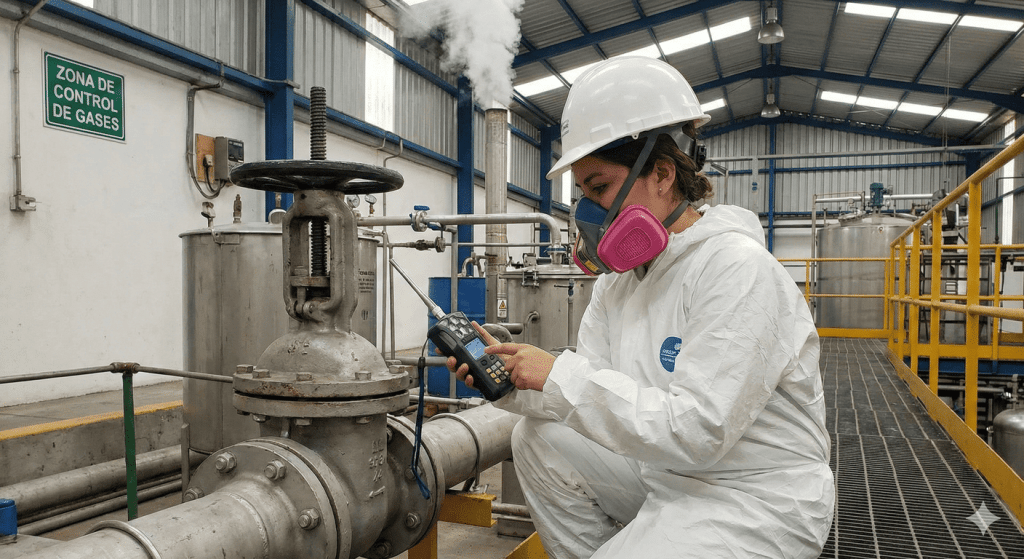 control de gases tóxicos industriales Madrid