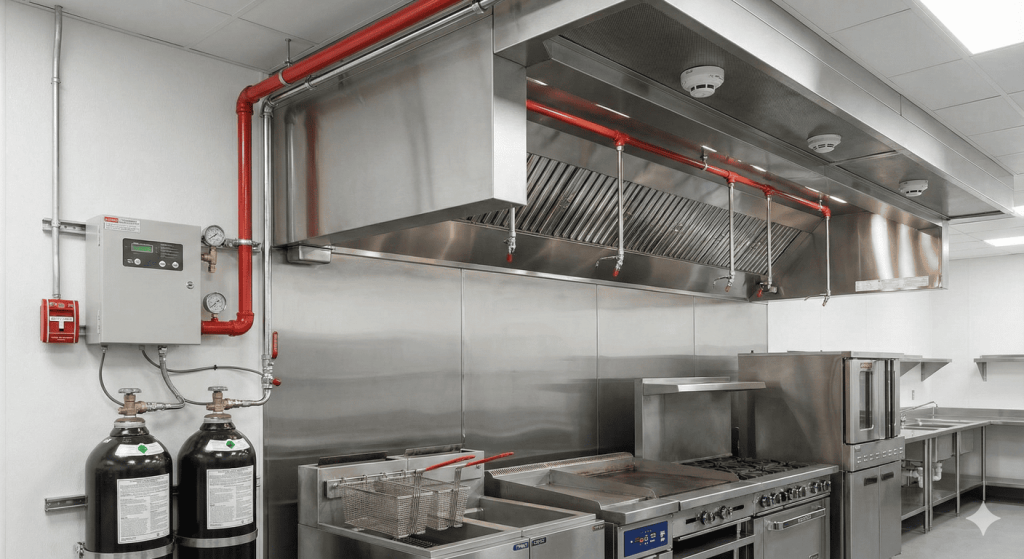 equipos extinción incendios campanas industriales Madrid