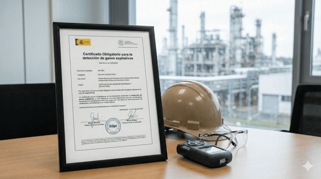 normativa en detección de gases explosivos Madrid