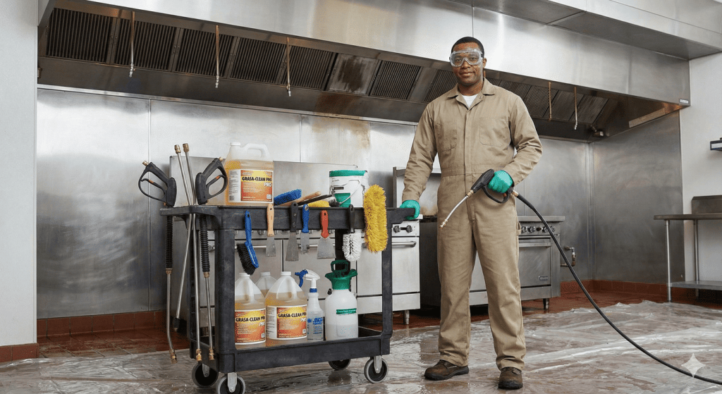 productos y herramientas para limpieza de campanas industriales Madrid